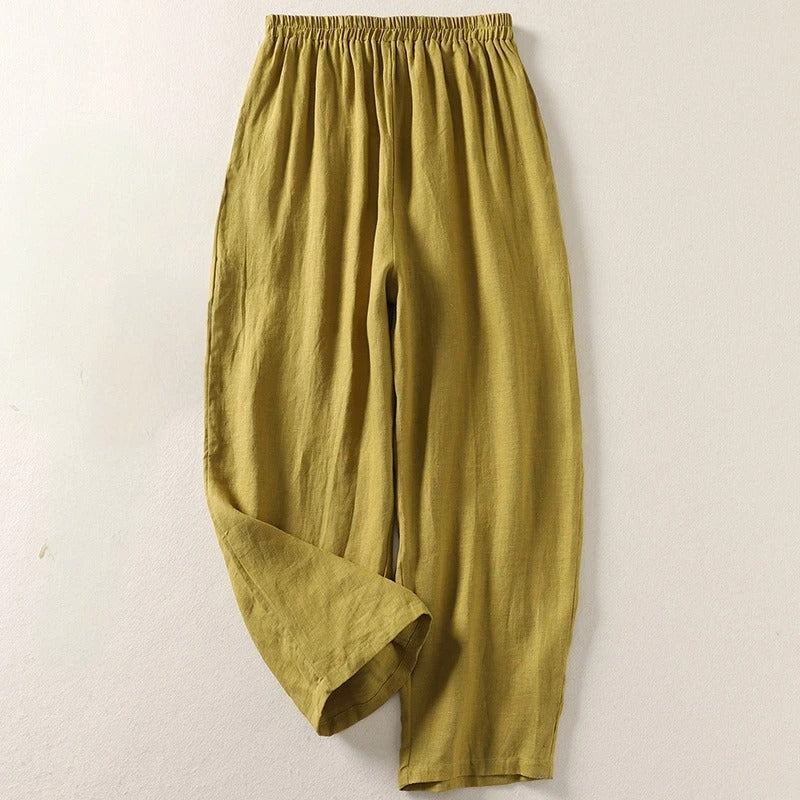 Amalia™ — Fluid Cotton and Linen Pants