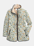 Nola | Enchanting Floral Print Quilted Jacket
