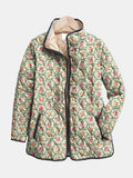 Aveline | Quilted Jacket with Vintage Floral Print