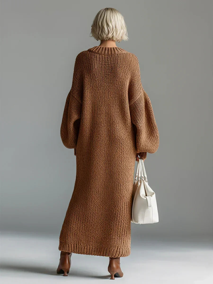 Zelia™ Elegant Casual Knitted Maxi Dress