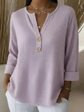 Kyla | V-Neck Polo Sweater
