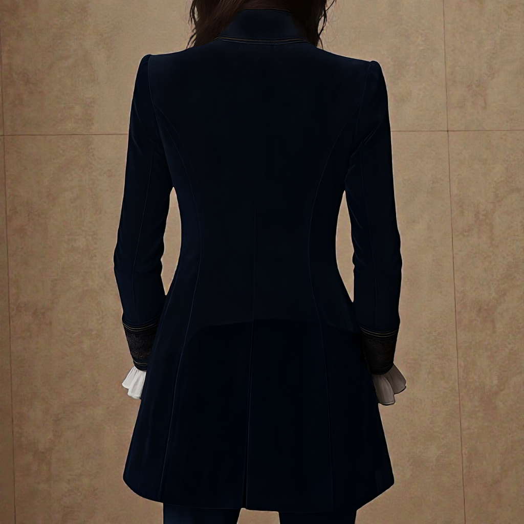 Elise™ | Velvet Statement Blazer