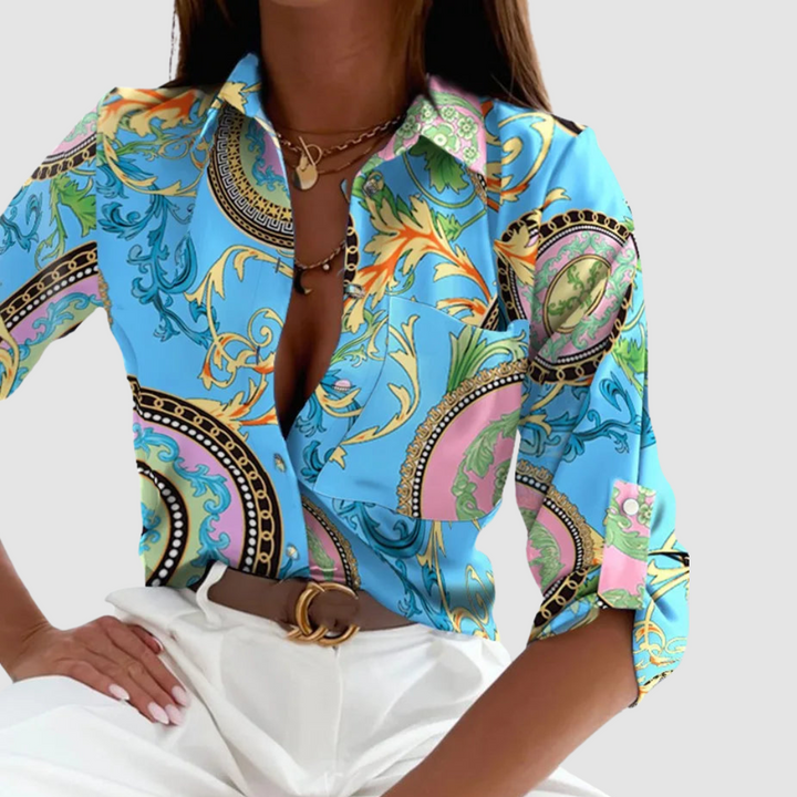 Donna™ Chic pocket blouse
