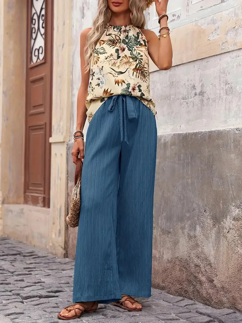 Antonette™ Elegant Sleeveless Two-Piece Set