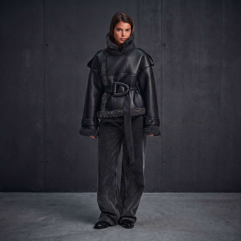 KIM'S | WOMEN'S AVIATOR JACKET | ZIP FRONT | PANELLED