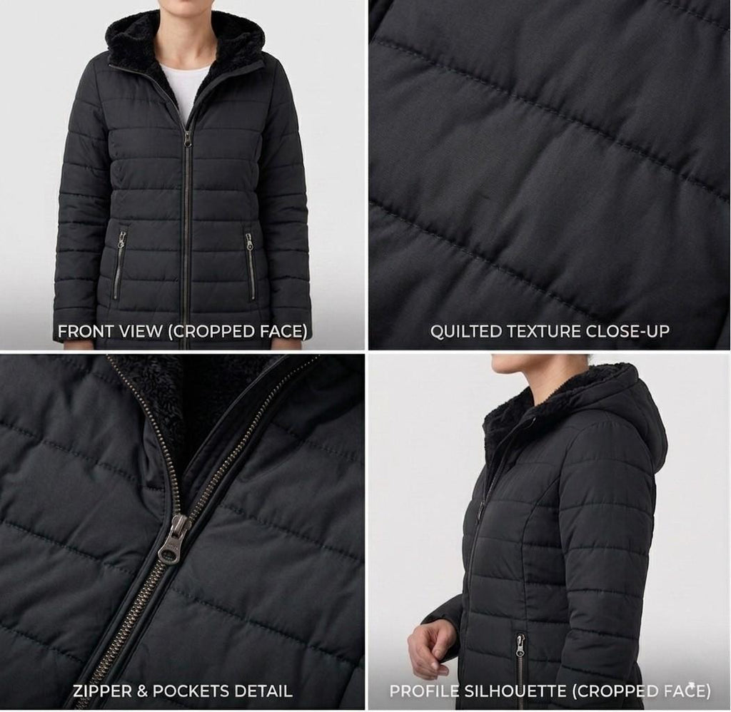 Olivia™ | Quilted A-Line Winter Coat