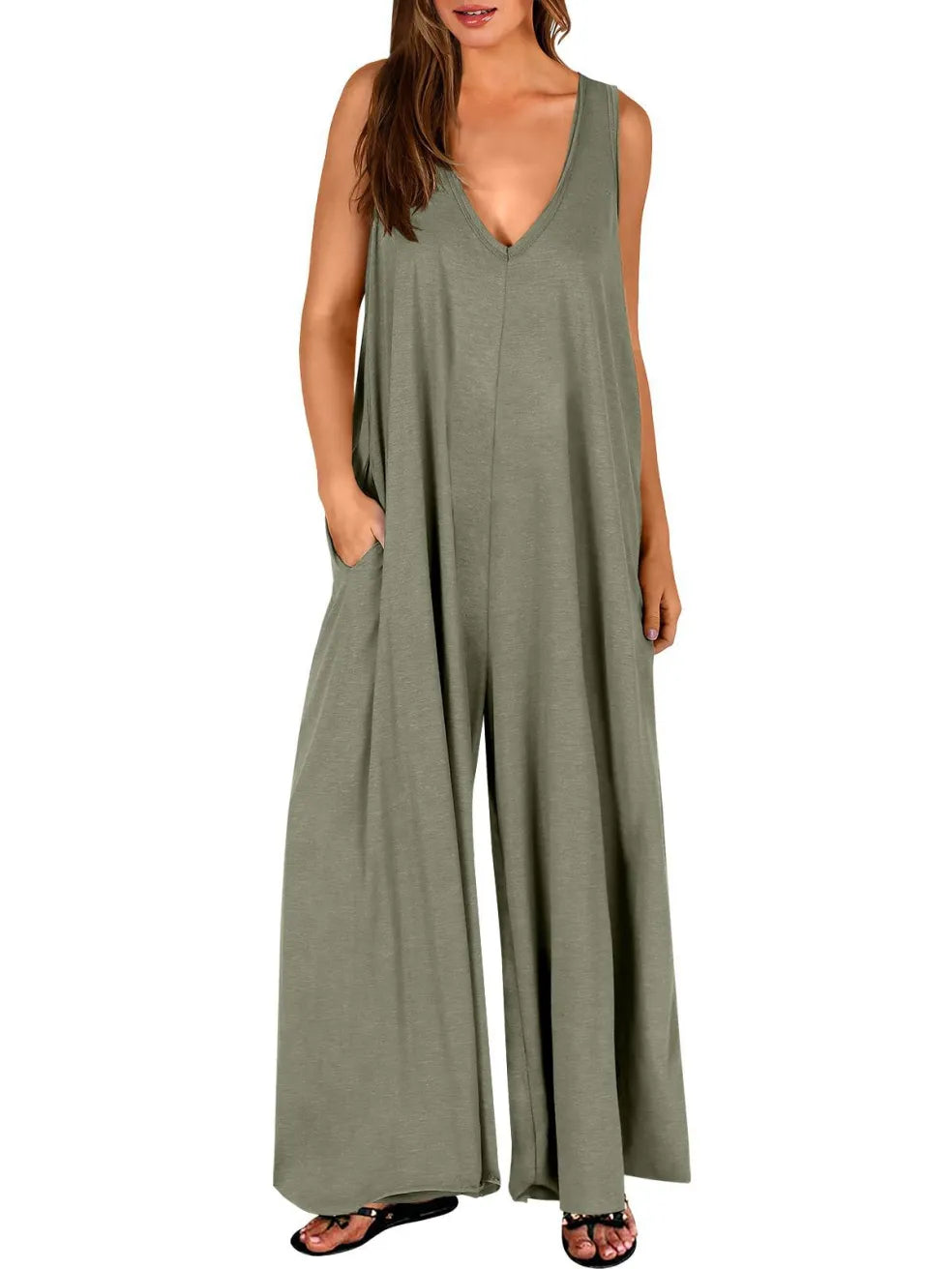Nella™ Comfy V-Neck Jumpsuit
