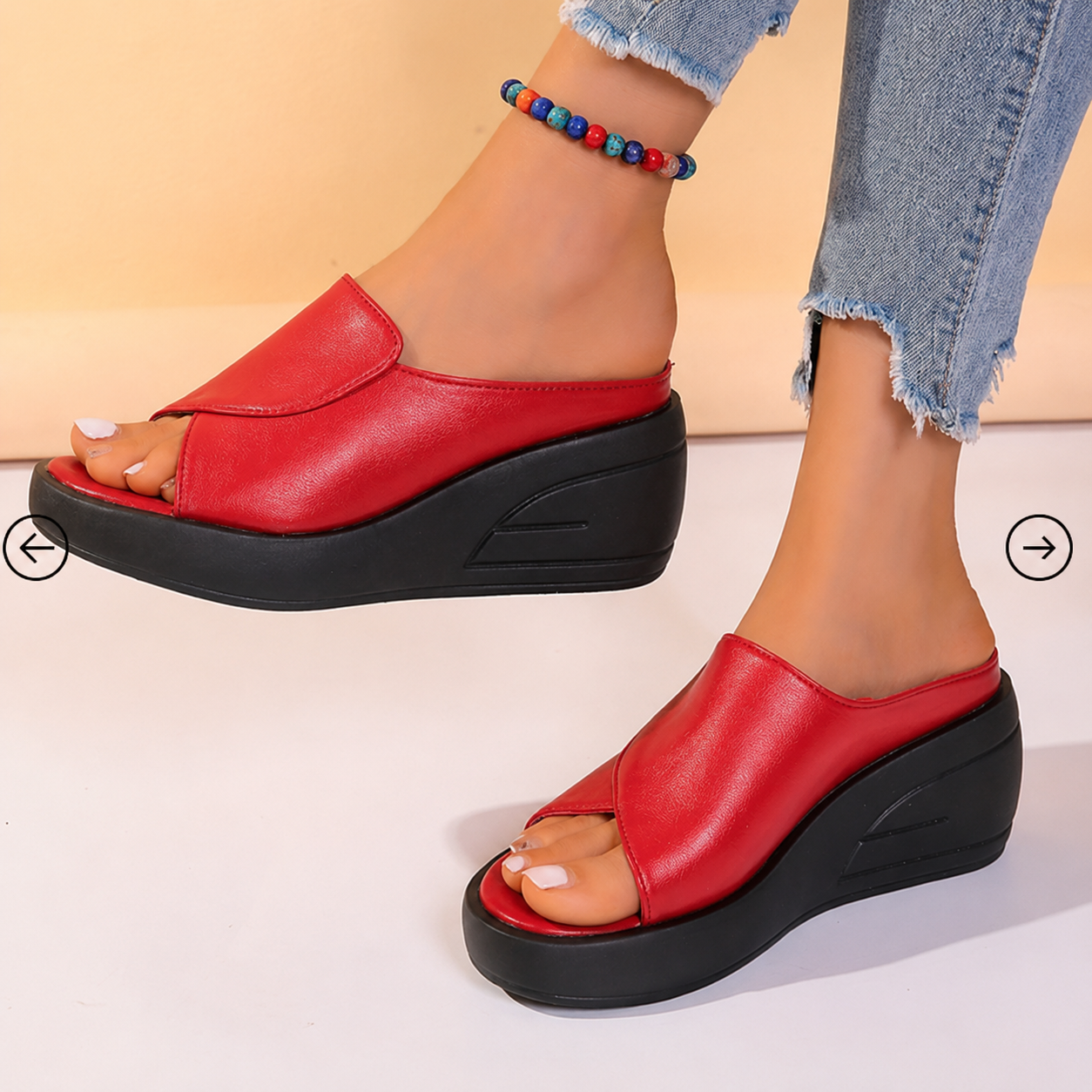 Selene™ | Orthopedic Slip-on Wedge Sandals