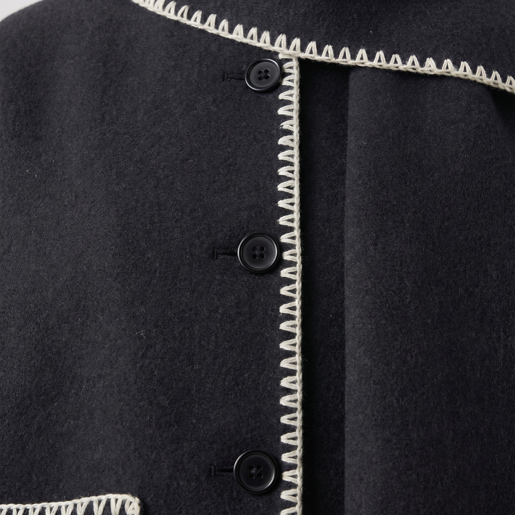 KIM'S | WOMEN'S COAT | LONGLINE | SCARF DETAIL