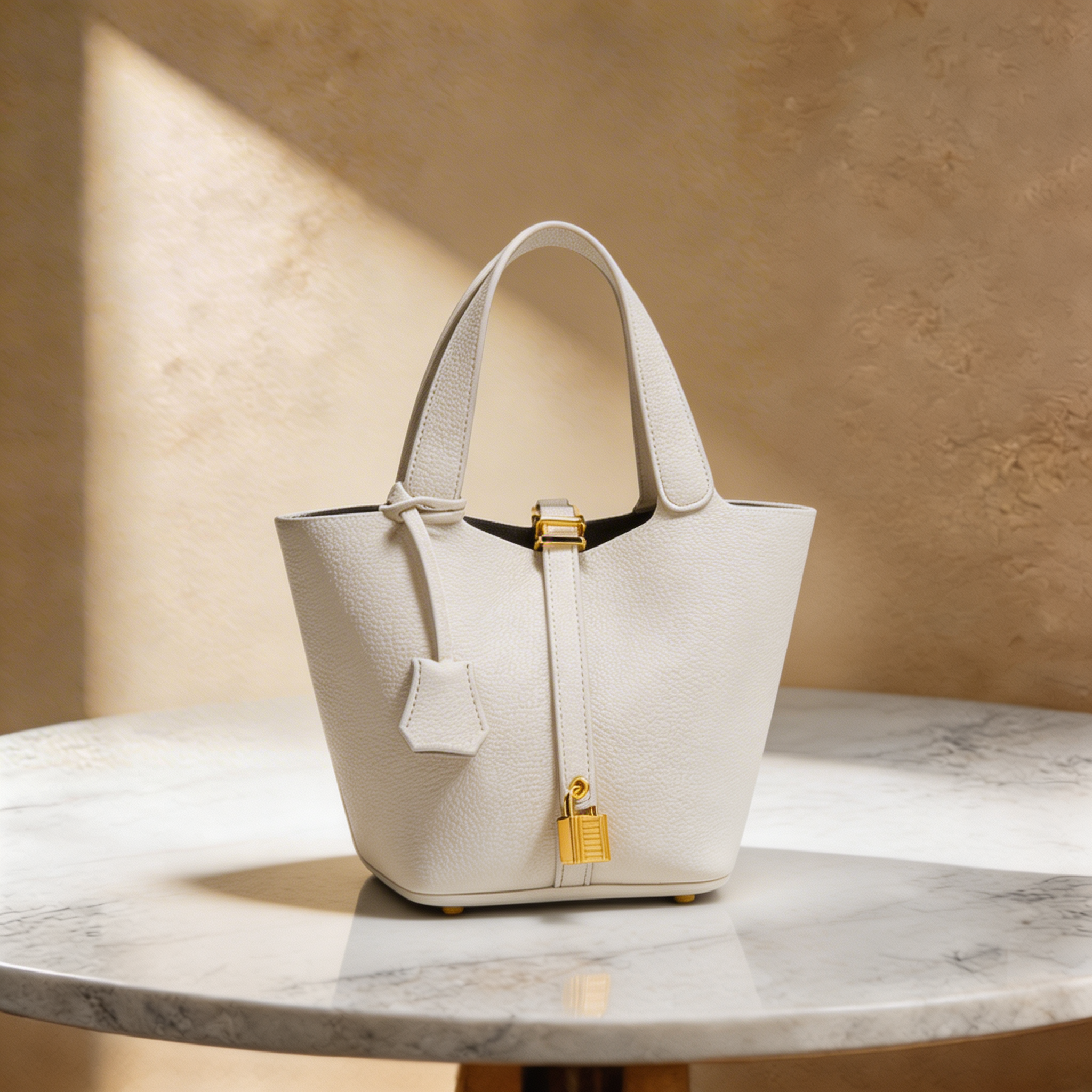 Kim's | WOMEN'S TOTE BAG | LEATHER | LOCK DETAIL