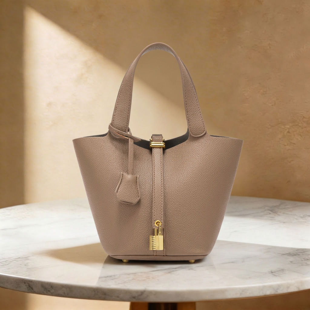 Kim's | WOMEN'S TOTE BAG | LEATHER | LOCK DETAIL