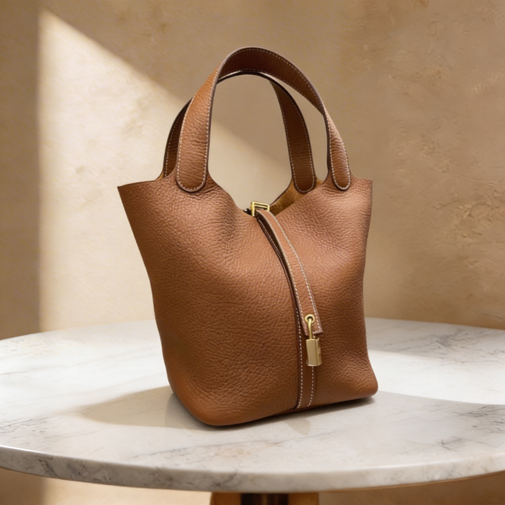 Kim's | WOMEN'S TOTE BAG | LEATHER | LOCK DETAIL