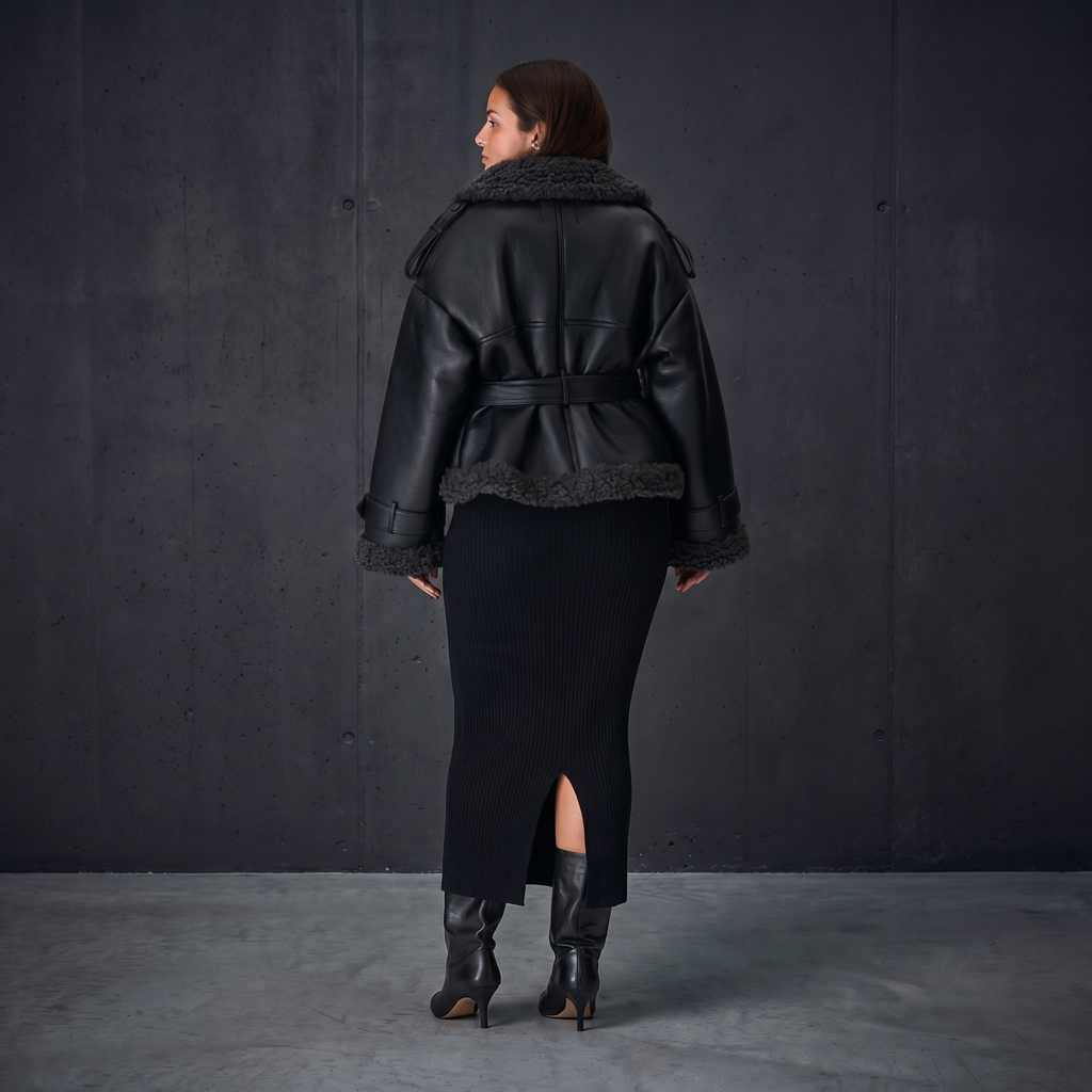 KIM'S | WOMEN'S AVIATOR JACKET | ZIP FRONT | PANELLED