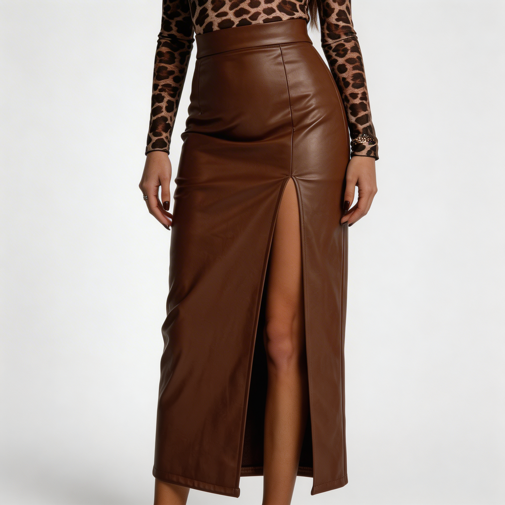 Kim's | WOMEN'S SKIRT | MIDI | FRONT SLIT