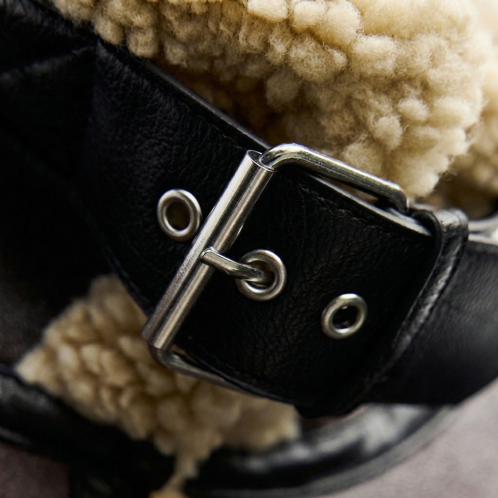 KIM'S | WOMEN'S AVIATOR JACKET | SHEARLING STYLE | PANELLED