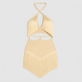 Kim's | WOMEN'S TWO-PIECE SET | HALTER | FRINGE
