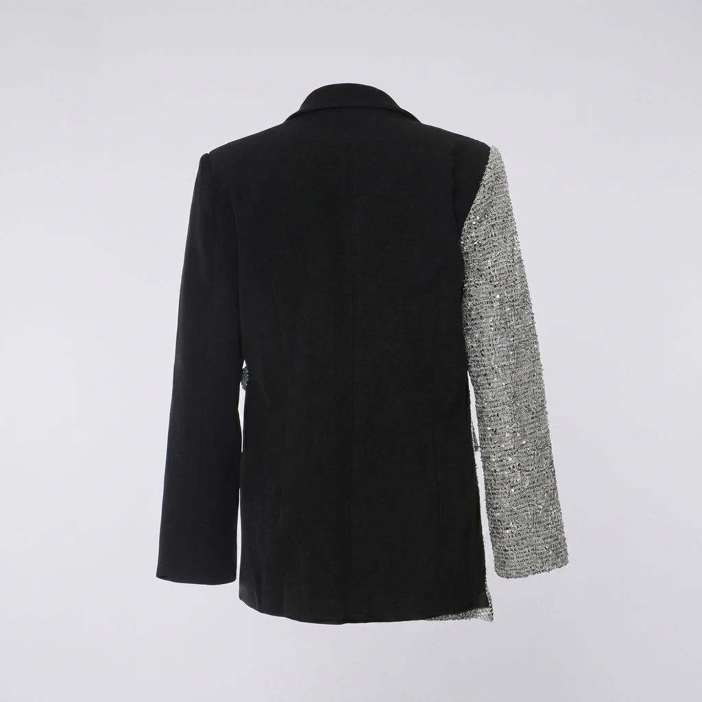 KIM'S | WOMEN'S BLAZER | CONTRAST PANEL | LAPEL