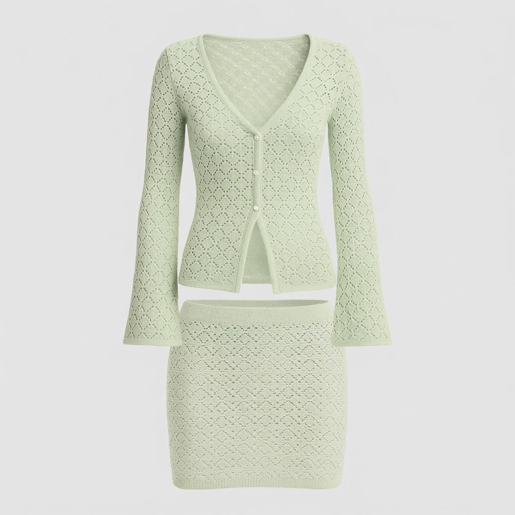 Kim's | WOMEN'S TWO-PIECE SET | CROCHET | KNIT