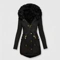 KIM'S | WOMEN'S PARKA JACKET | HOODED | TRIM DETAIL