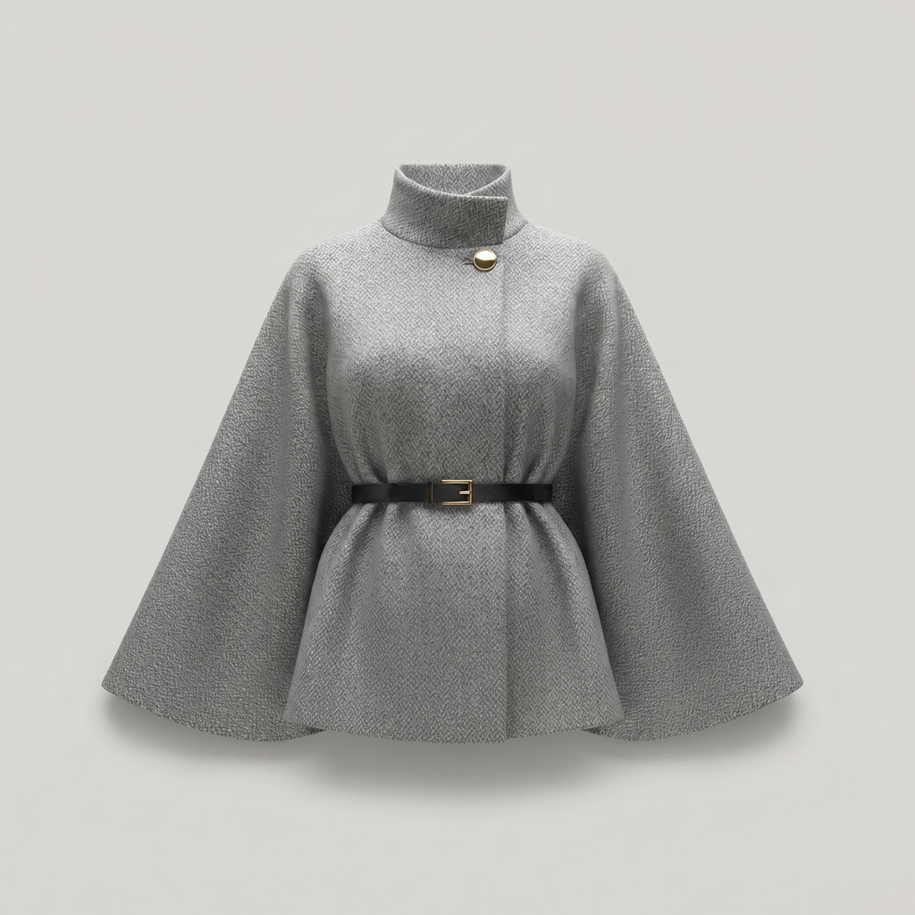 KIM'S | WOMEN'S COAT | CAPE | BELTED