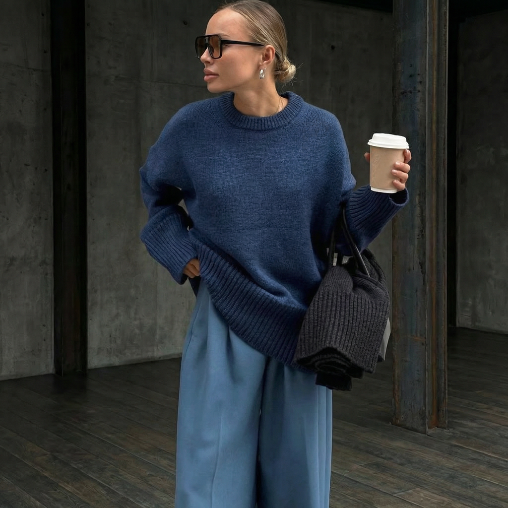 KIM'S | WOMEN'S SWEATER | DROPPED SHOULDER | OVERSIZED