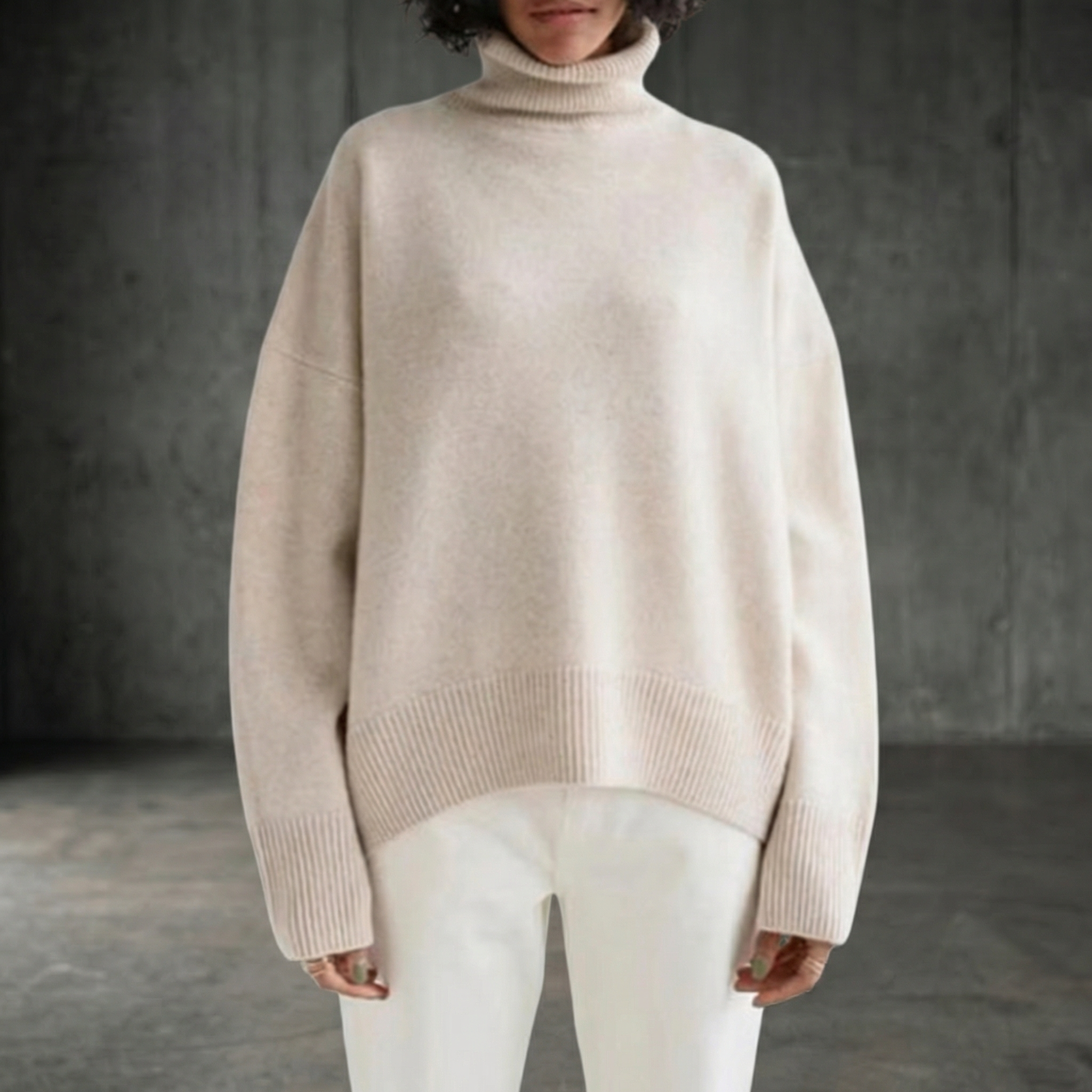 KIM'S | WOMEN'S SWEATER | TURTLENECK | OVERSIZED