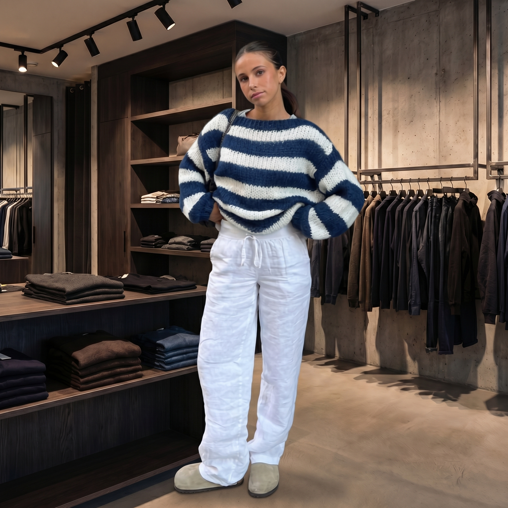 KIM'S | WOMEN'S SWEATER | LONG SLEEVE | STRIPED
