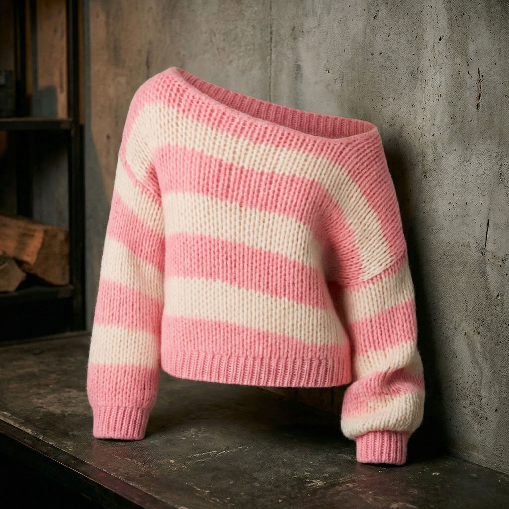 KIM'S | WOMEN'S SWEATER | LONG SLEEVE | STRIPED