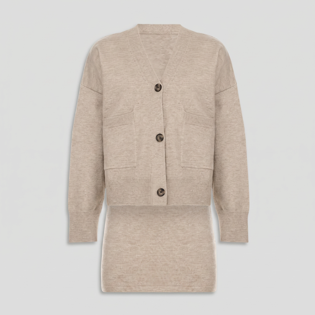 KIM'S | WOMEN'S SET | TWO PIECE | CARDIGAN MINI