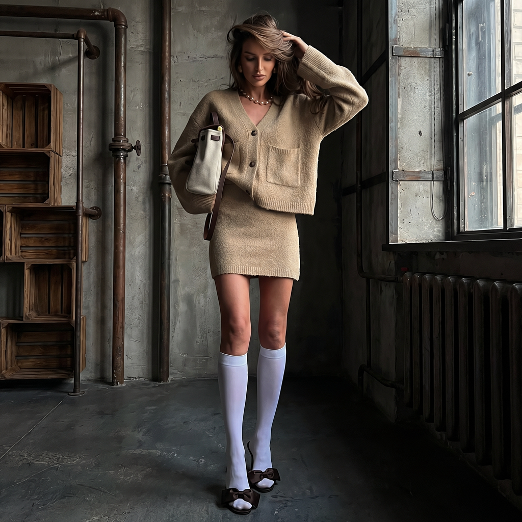 KIM'S | WOMEN'S SET | TWO PIECE | CARDIGAN MINI