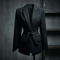 KIM'S | WOMEN'S BLAZER | BELTED | LAPEL