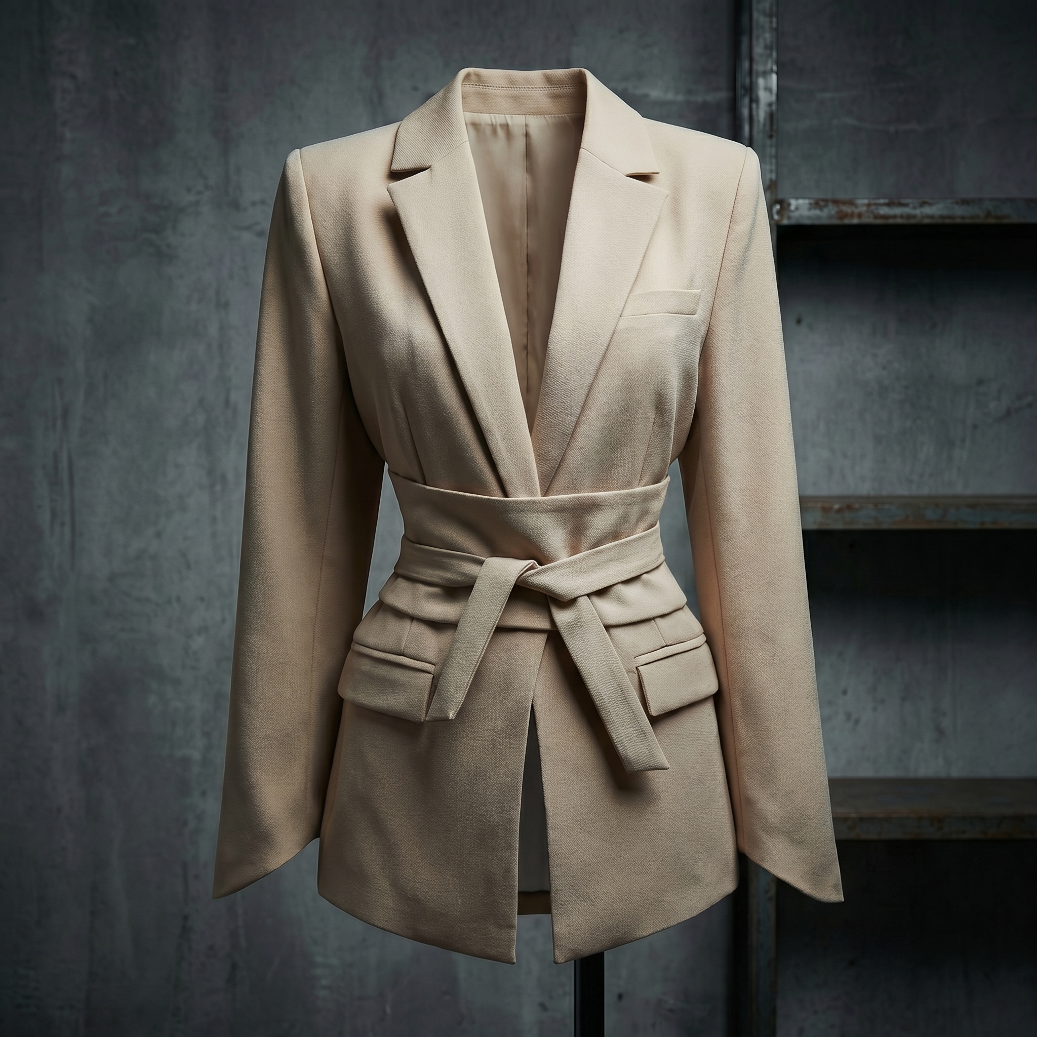 KIM'S | WOMEN'S BLAZER | BELTED | LAPEL