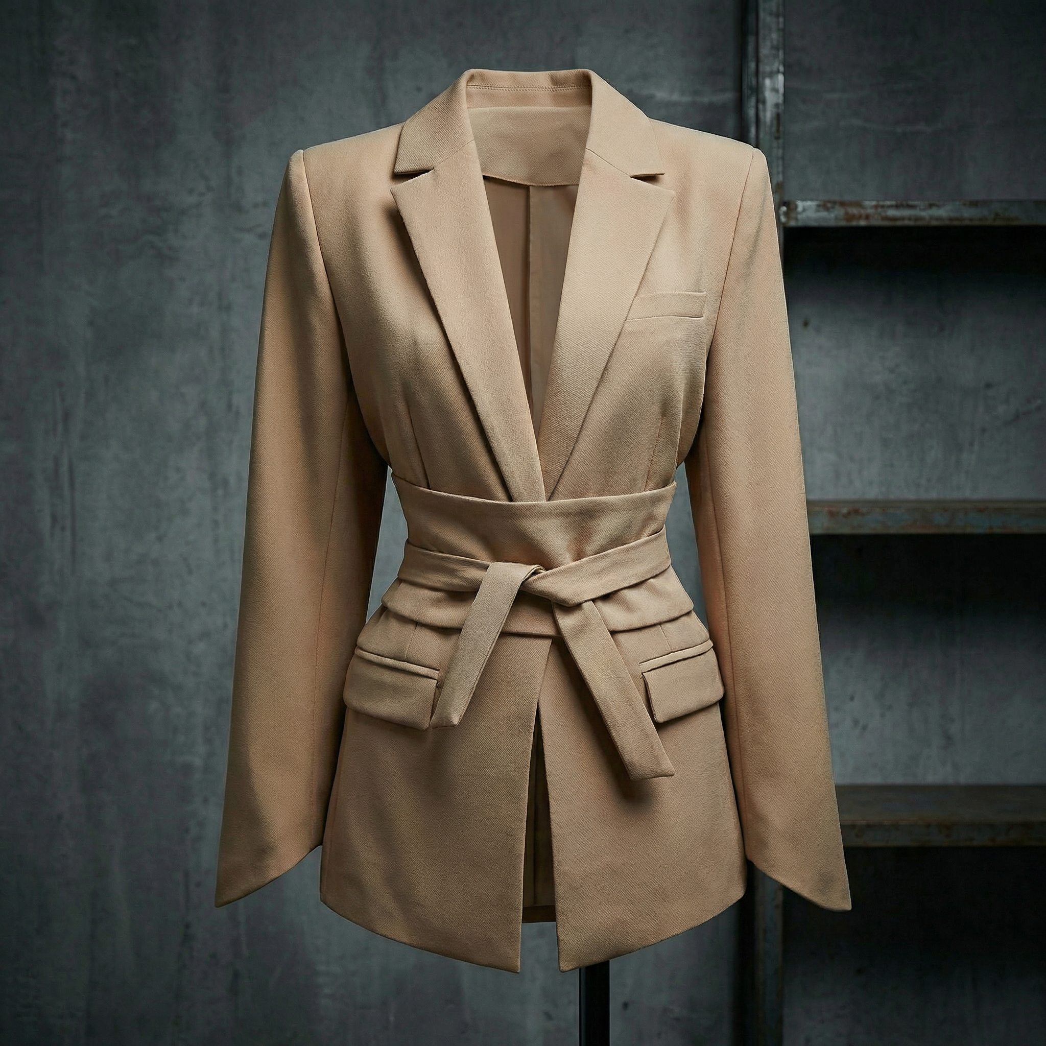 KIM'S | WOMEN'S BLAZER | BELTED | LAPEL
