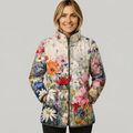 KAIA | CHARMING VINTAGE FLORAL PRINT QUILTED JACKET
