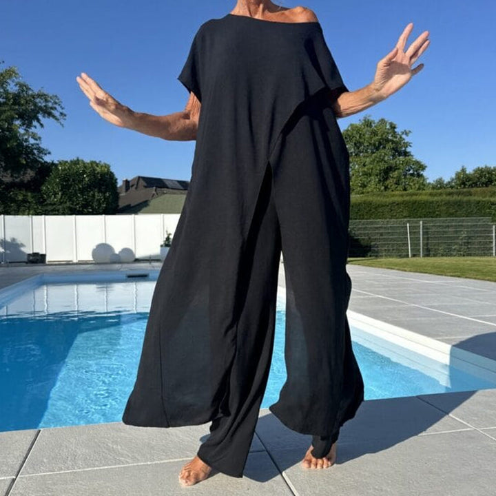 Gabbie™ Elegant Off-Shoulder Two-Piece Set