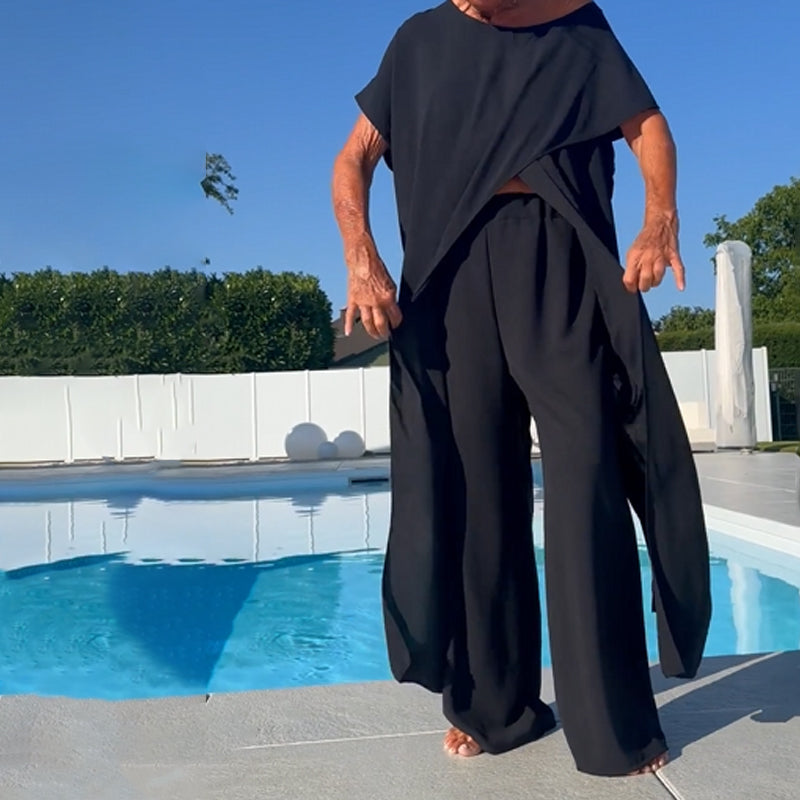 Gabbie™ Elegant Off-Shoulder Two-Piece Set