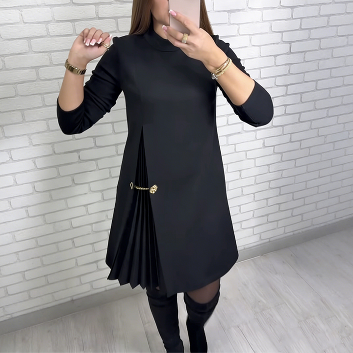 Noella™ Elegant Pleated Dress
